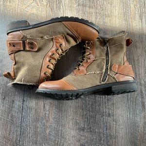 Short Combat Boot-Womens